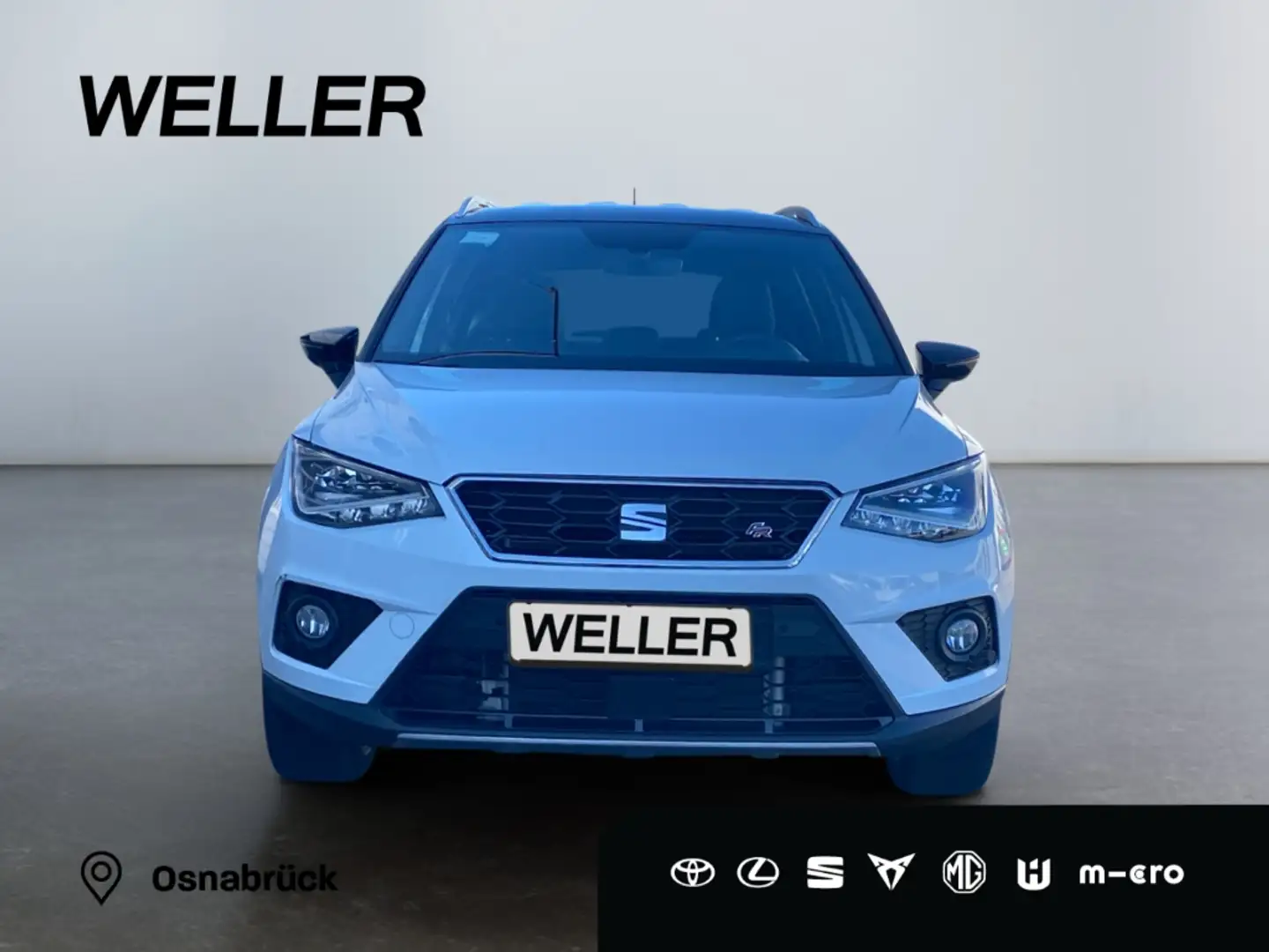 SEAT Arona 1.0 TGI FR *Navi*LED*CAM*CarPlay*PDC*SHZ* Blanc - 2