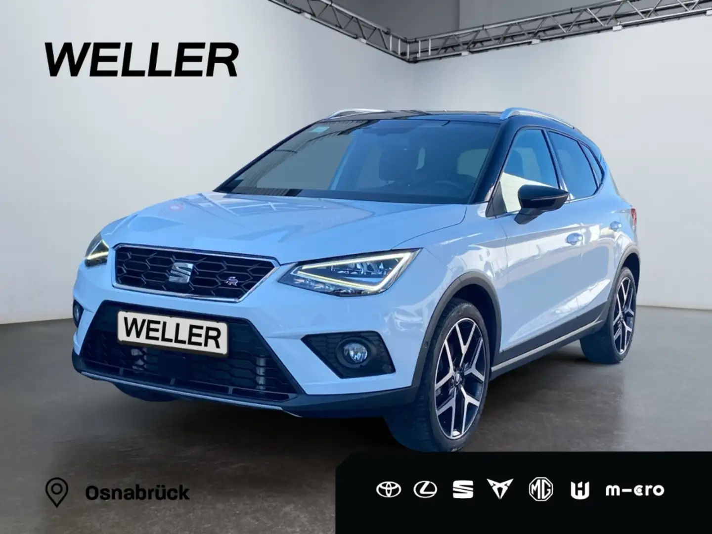 SEAT Arona 1.0 TGI FR *Navi*LED*CAM*CarPlay*PDC*SHZ* White - 1