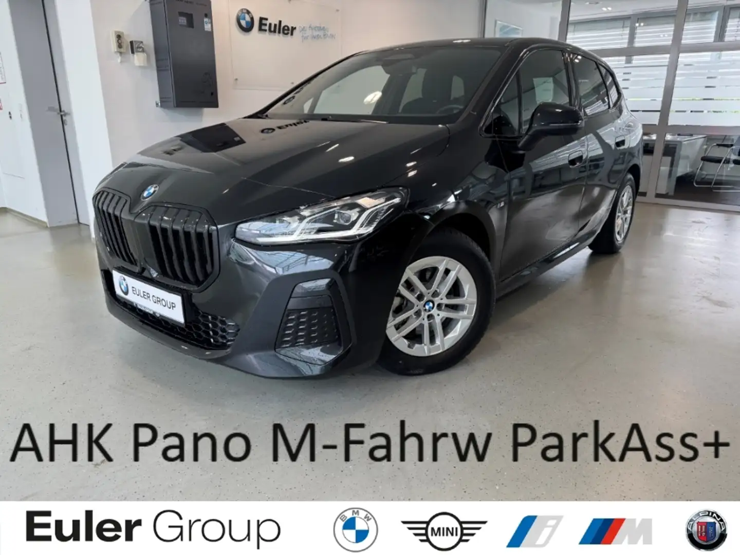 BMW 220 Active Tourer i M-Sport AHK Pano M-Fahrw ParkAss+ Negro - 1