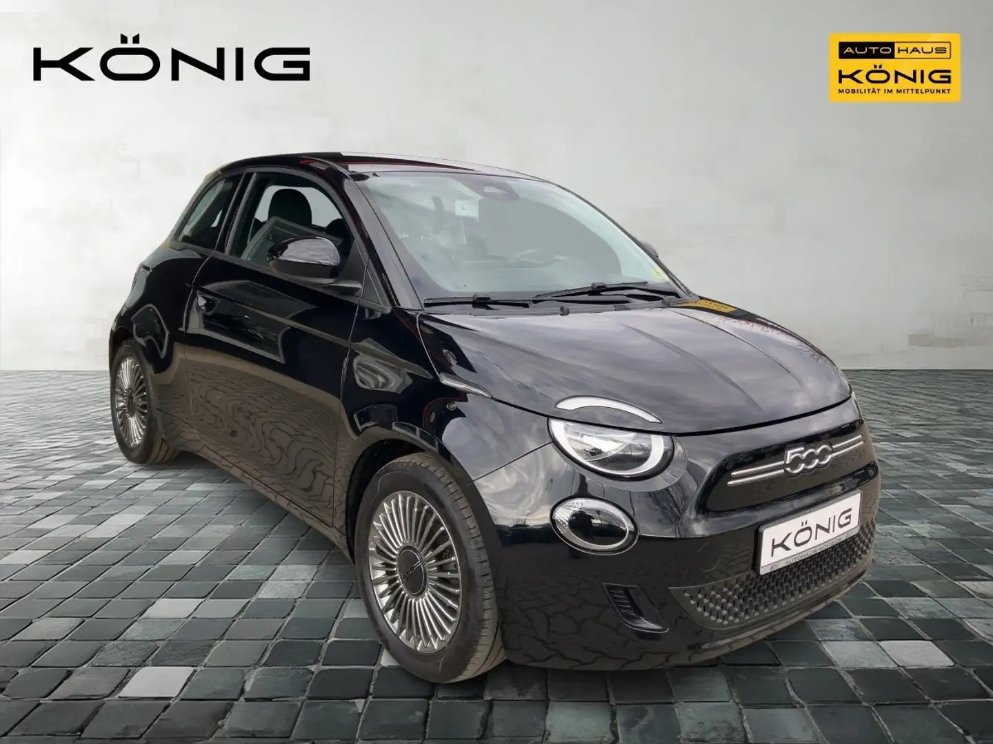 Fiat 500e Icon CCS Tempomat*Klimaautomatik*CarPlay Schwarz - 2