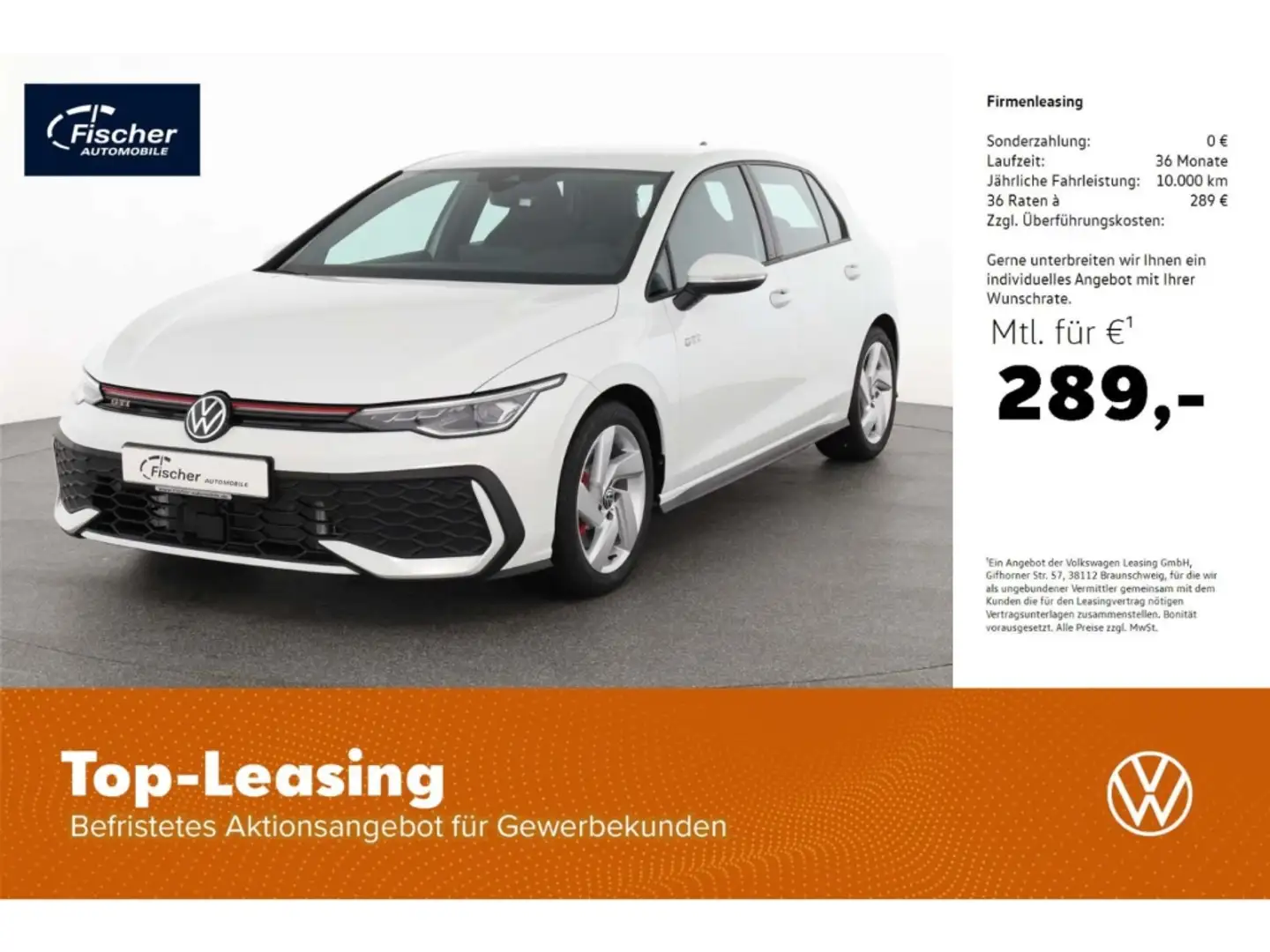 Volkswagen Golf GTI 2.0 TSI OPF Weiß - 1