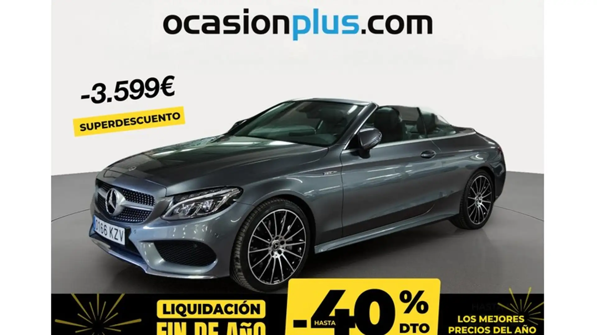 Mercedes-Benz C 300 Cabrio 9G-Tronic Gris - 1
