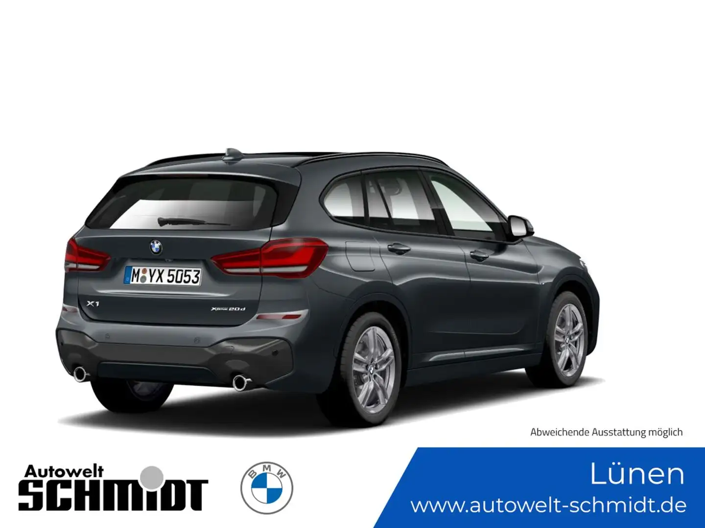 BMW X1 xDrive20d M Sport + 2Jahre-BPS.-GARANTIE Grau - 2