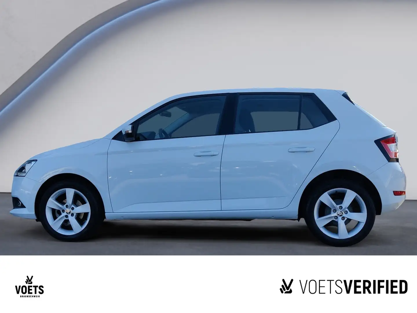 Skoda Fabia 1.0 TSI OPF SHZ+KLIMA+LED Wit - 2