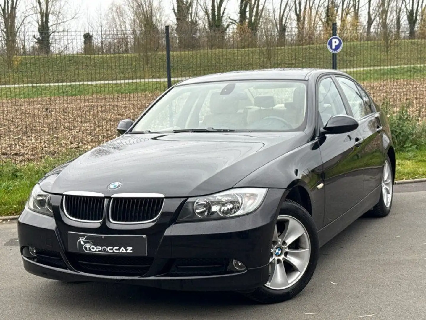 BMW 320 (E90) 320DA 177CH EDITION * 03/2008 * CUIR * JANTES * GARANTIE Noir - 1