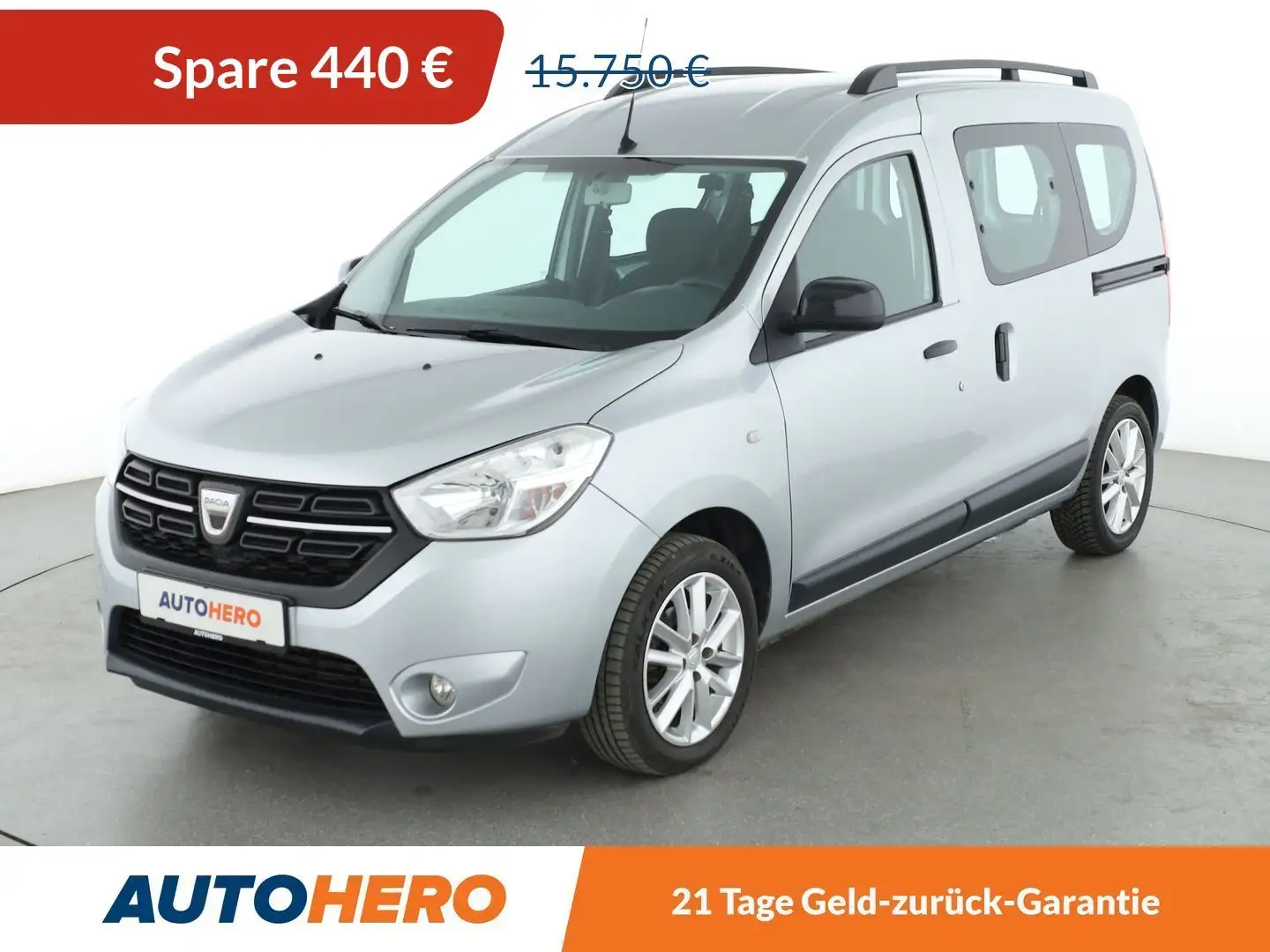 Dacia Dokker 1.5 Blue dCi Stepway Plus *NAVI*TEMPO*ALU* Argent - 1