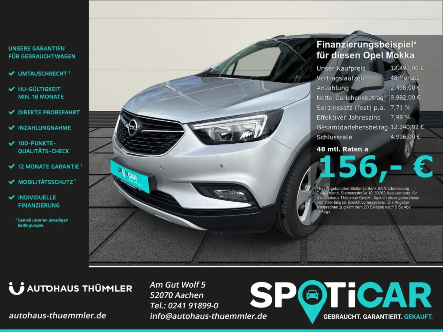Opel Mokka X Edition Start Stop 1.4 Turbo Apple CarPlay Andro Argent - 1