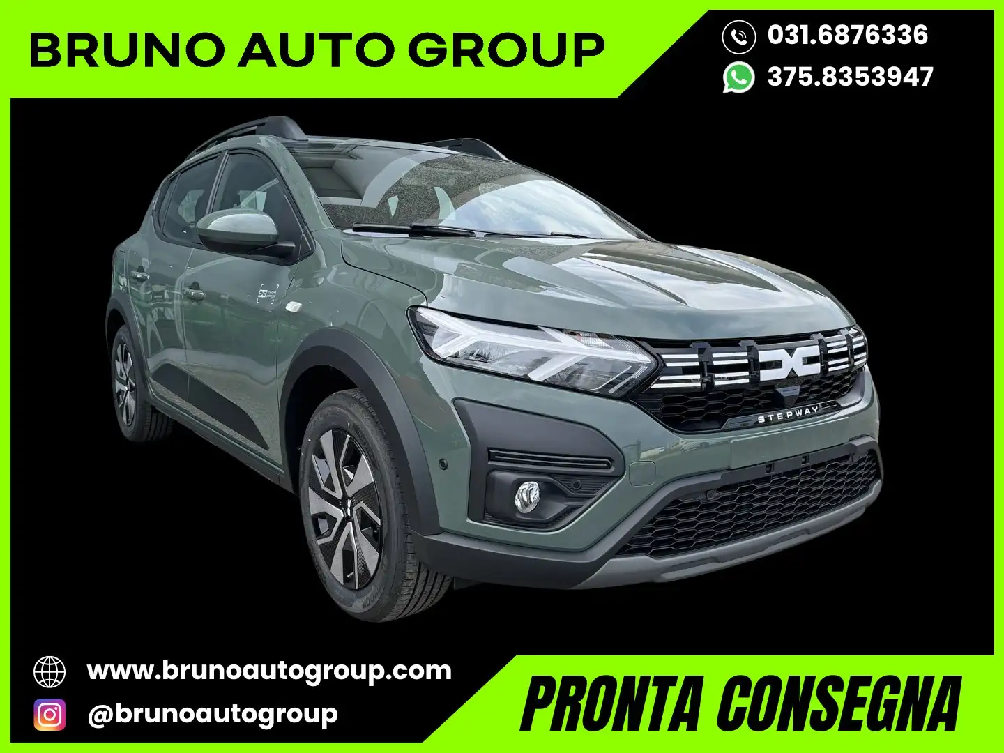 Dacia Sandero Stepway Expression MY24 TCe 100 GPL-PACK CITY PLUS Verde - 1
