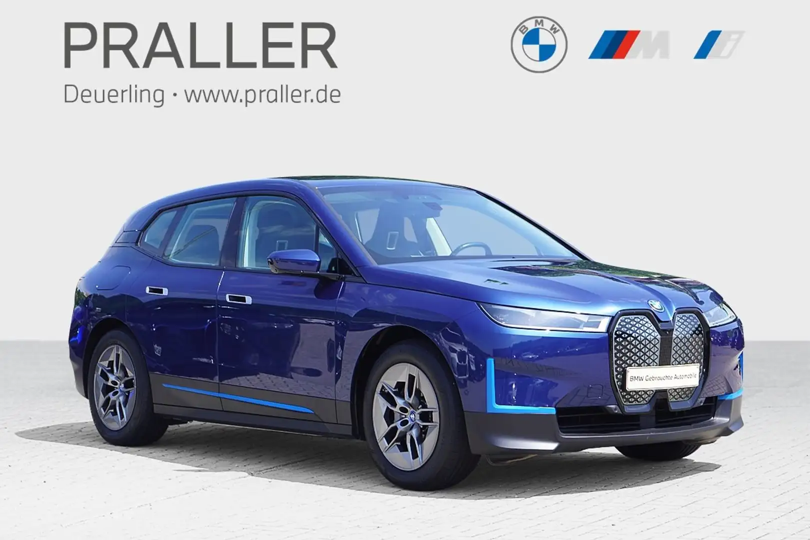 BMW iX xDrive50 HeadUp Laserlicht 360Kamera Aktivlenkung Blau - 1