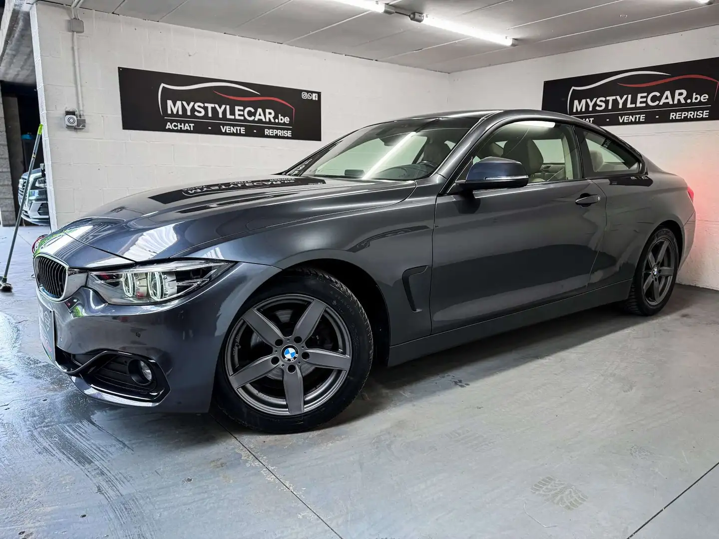 BMW 418 d Coupé PACK SPORT, NAV, GARANTIE 1AN Gris - 1