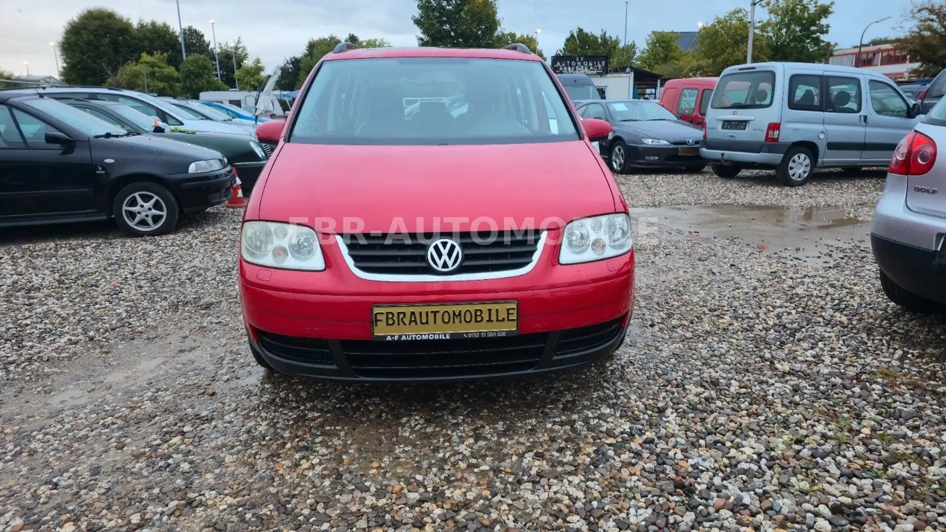 Volkswagen Touran Trendline-1.6 FSI /Automatikgetriebe Rot - 1