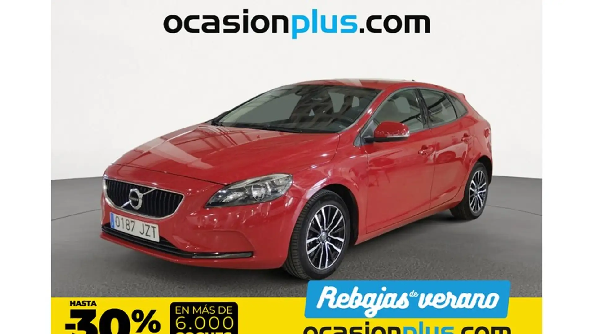 Volvo V40 D3 Momentum Aut. 150 Rojo - 1