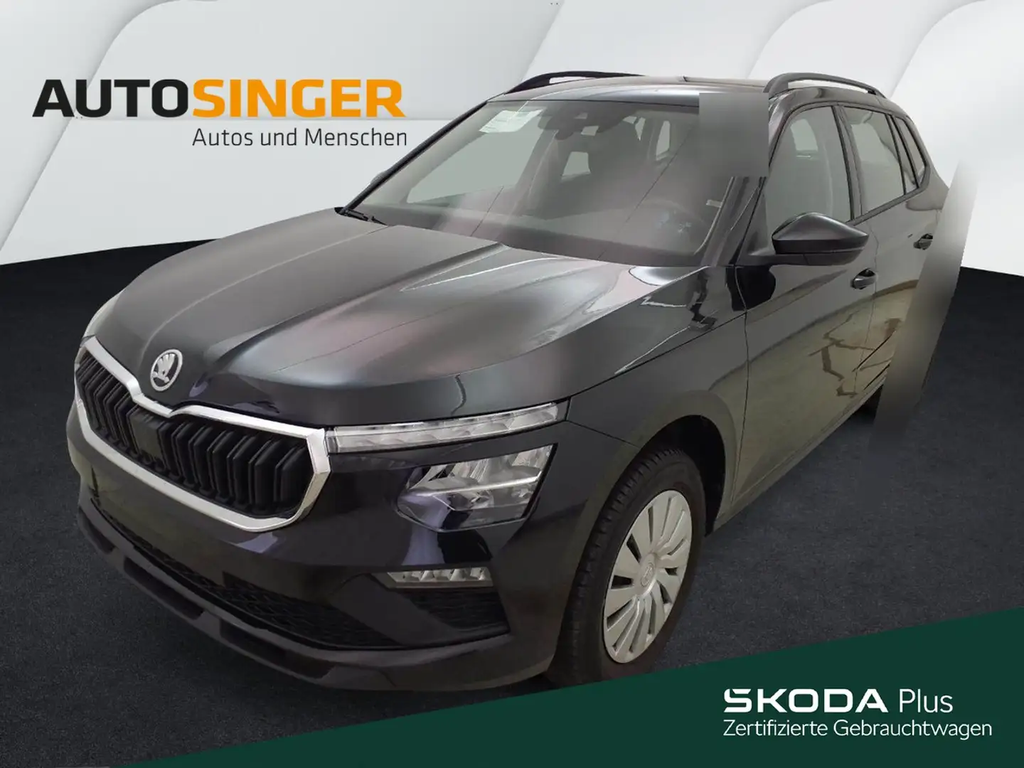 Skoda Kamiq Essence 1,0 TSI DSG *LED*GRA*SHZ*PDC*DAB* Schwarz - 1