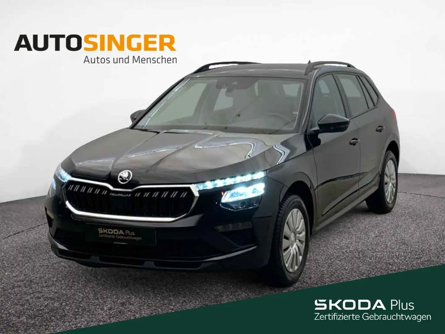Skoda Kamiq Essence 1,0 TSI DSG *LED*GRA*SHZ*PDC*DAB* Schwarz - 1