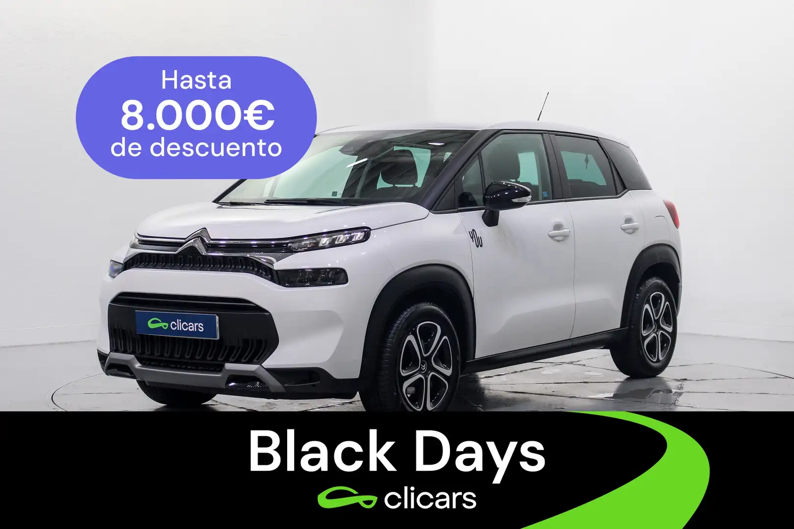 Citroen C3 Aircross Puretech S&S You 110 Blanc - 1