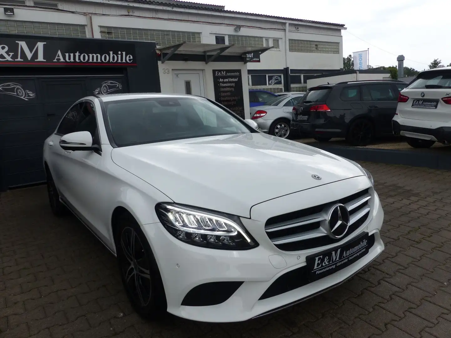 Mercedes-Benz C 220 d Automatik*NUR 77.418KM*AVANTGARDE*ACC* Blanc - 2