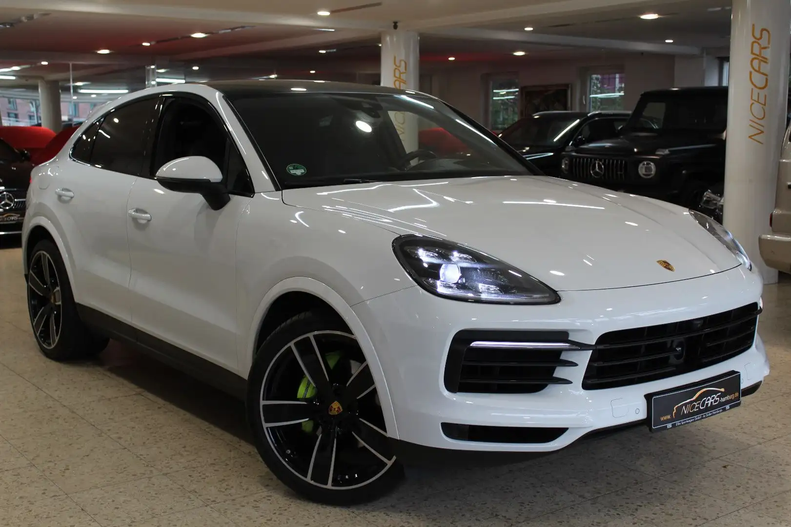Porsche Cayenne V6"Coupe"Panorama"360°"HeadUp"SoftClose" Weiß - 1