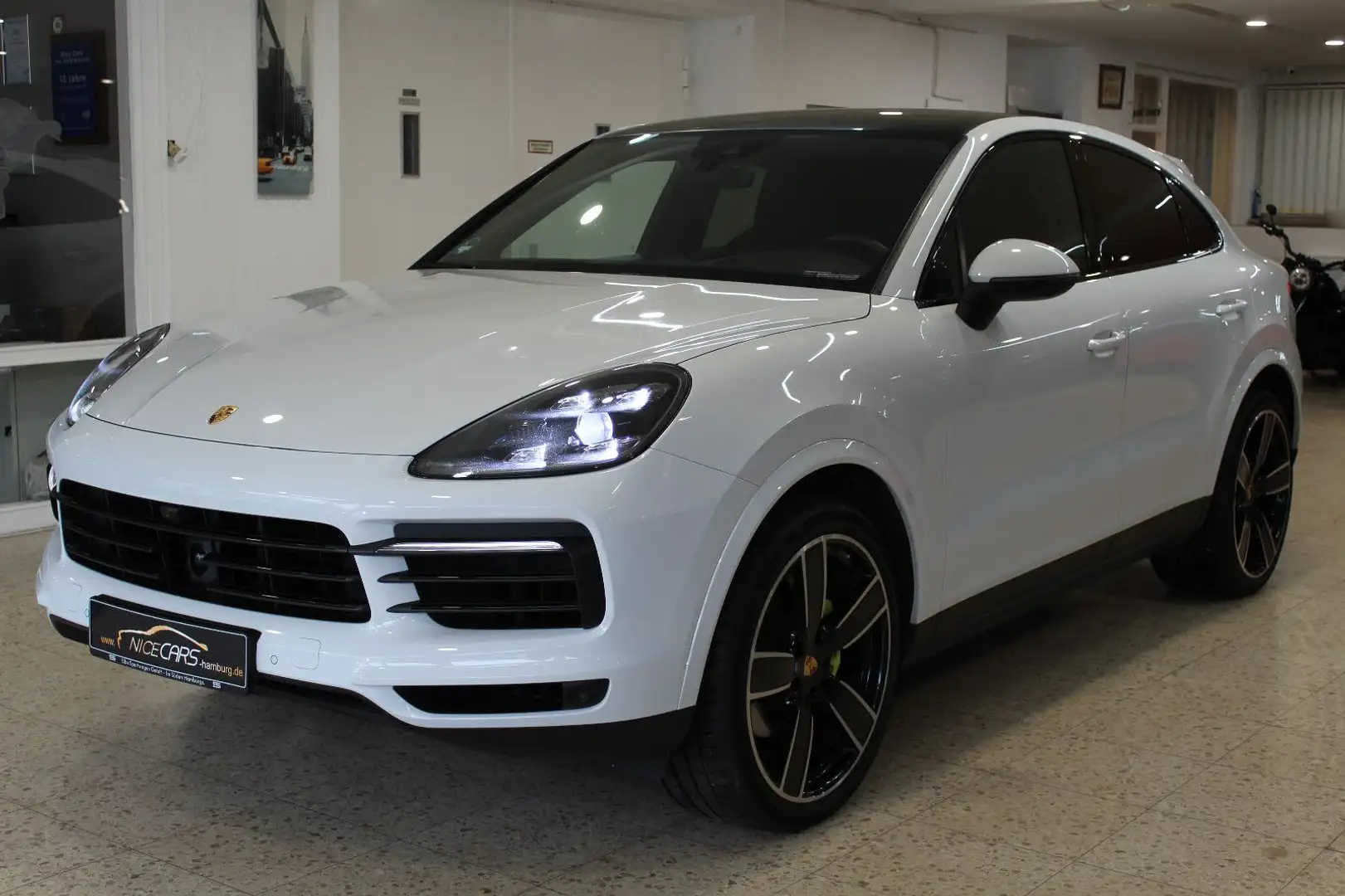 Porsche Cayenne V6"Coupe"Panorama"360°"HeadUp"SoftClose" Weiß - 2