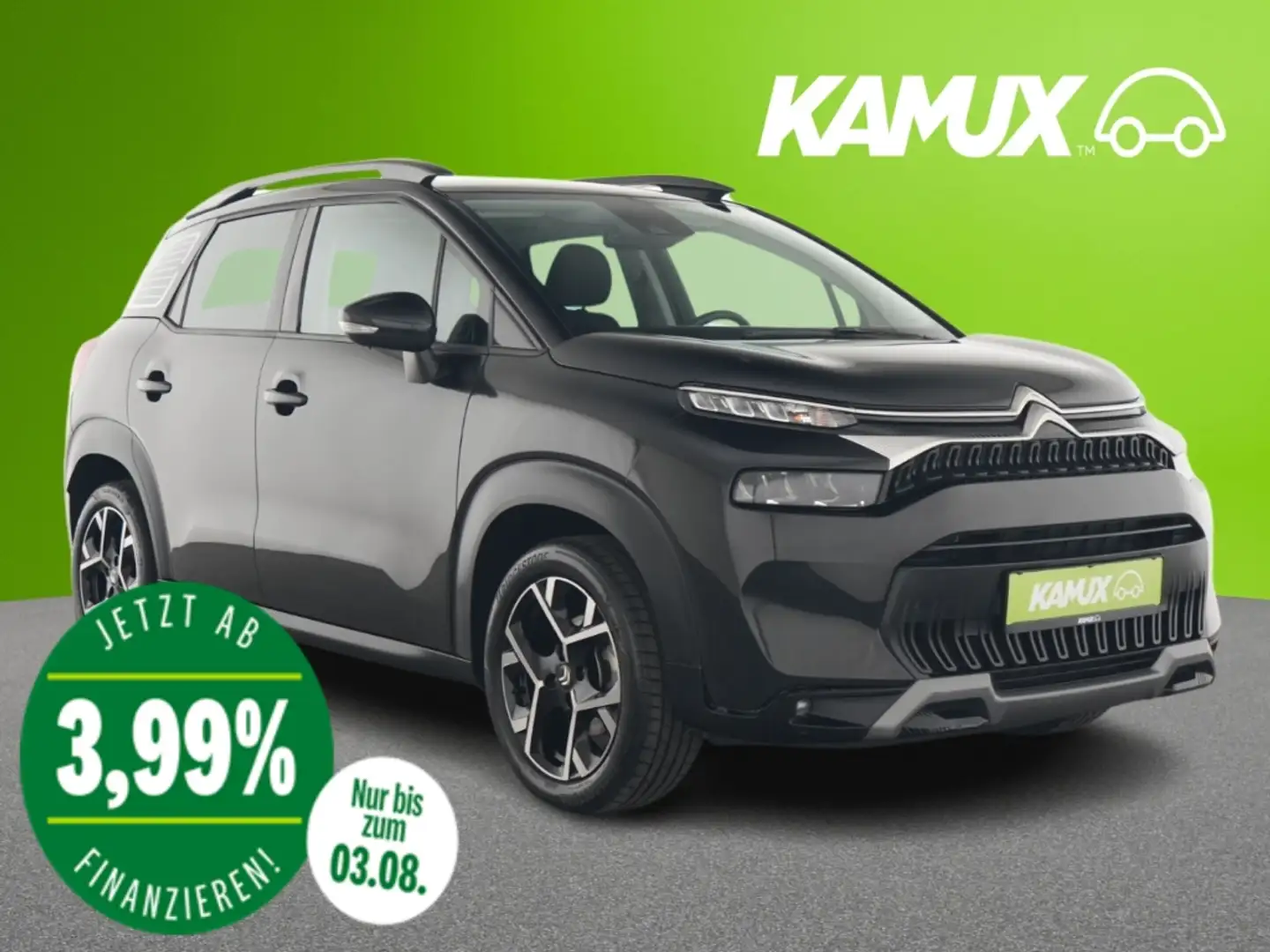 Citroen C3 Aircross 1.2PureTech Aut.Max+NAVI+KAMERA+PDC Schwarz - 1