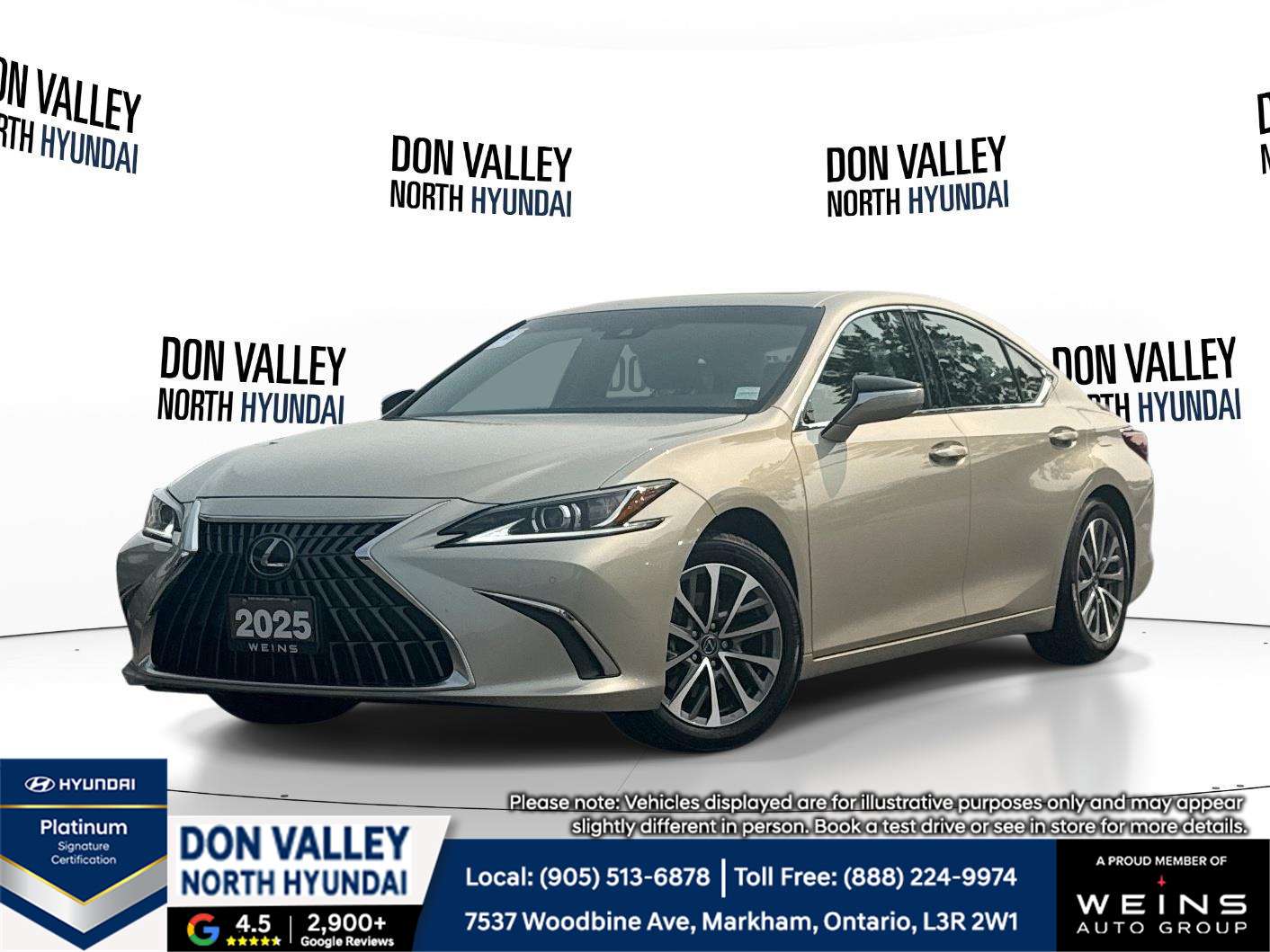 2025 Lexus ES 2 SETS OF TIRES & RIMS | HEATED & VENTILATED SEATS