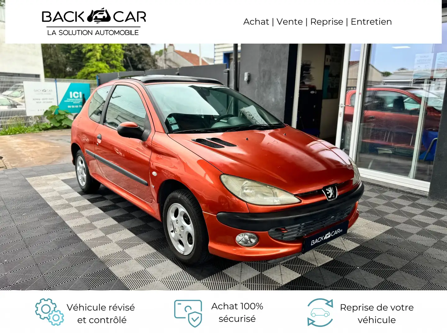 Peugeot 206 1.6i XS - DISTRIBUTION OK Orange - 1