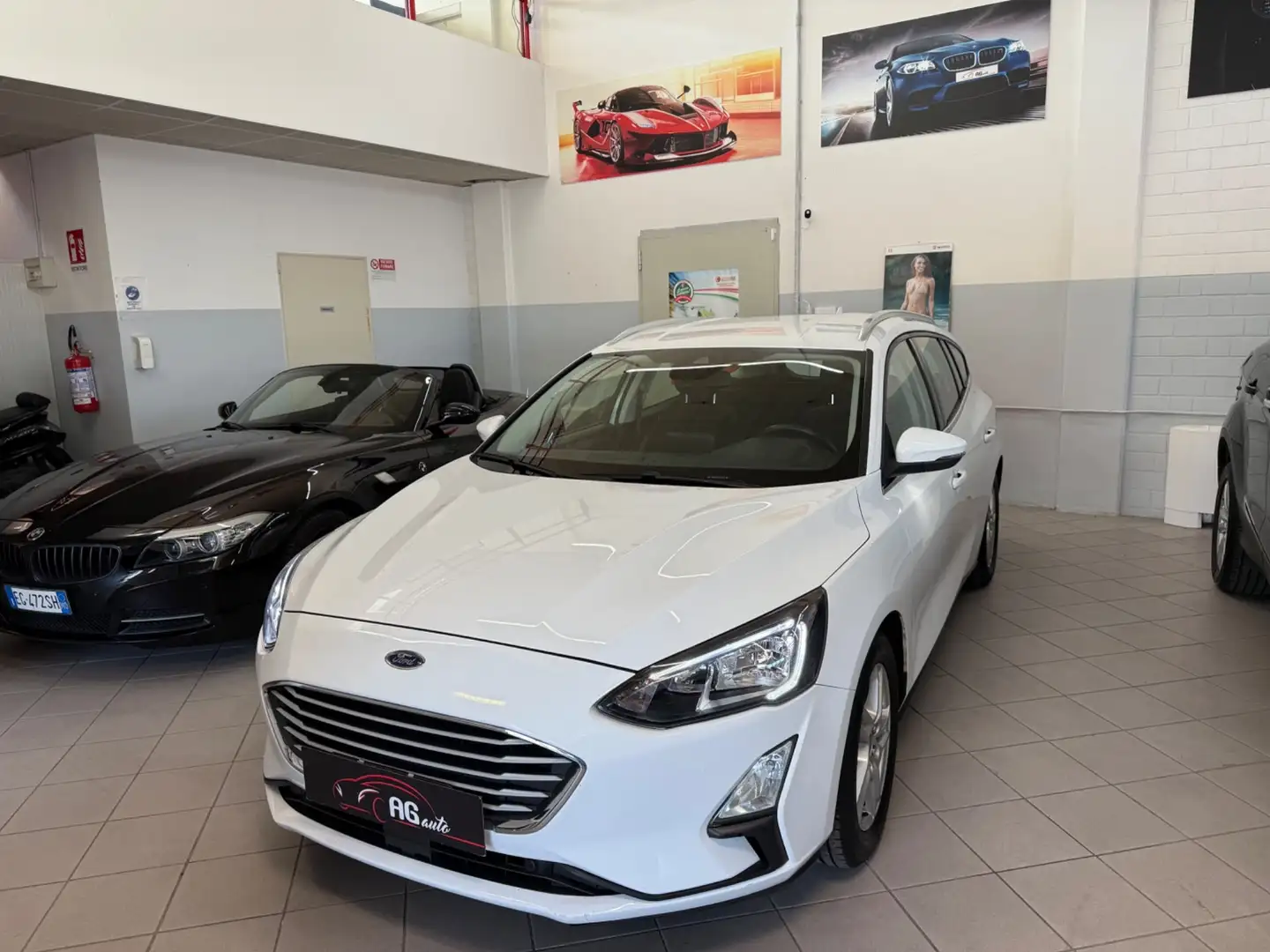 Ford Focus Focus 1.5 EcoBlue 120 CV SW Business Bianco - 1