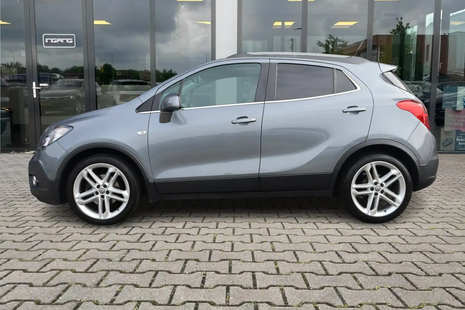 Opel Mokka 1.4 T Cosmo | Leder | Camera | Trekhaak | Grijs - 2