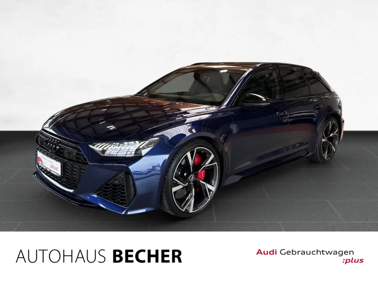 Audi RS6 Avant 4.0 TFSI quattro /AHK/Navi/Pano/HuD Modrá - 1