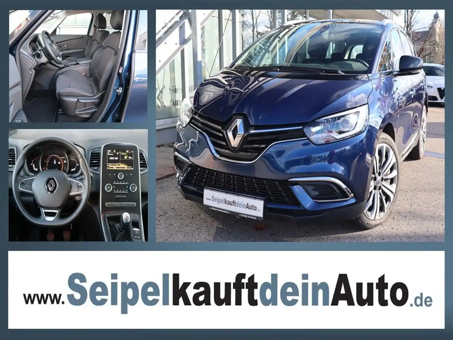 Renault Scenic IV Grand Zen*7 Sitzer*PDC*TEMP* Blau - 1