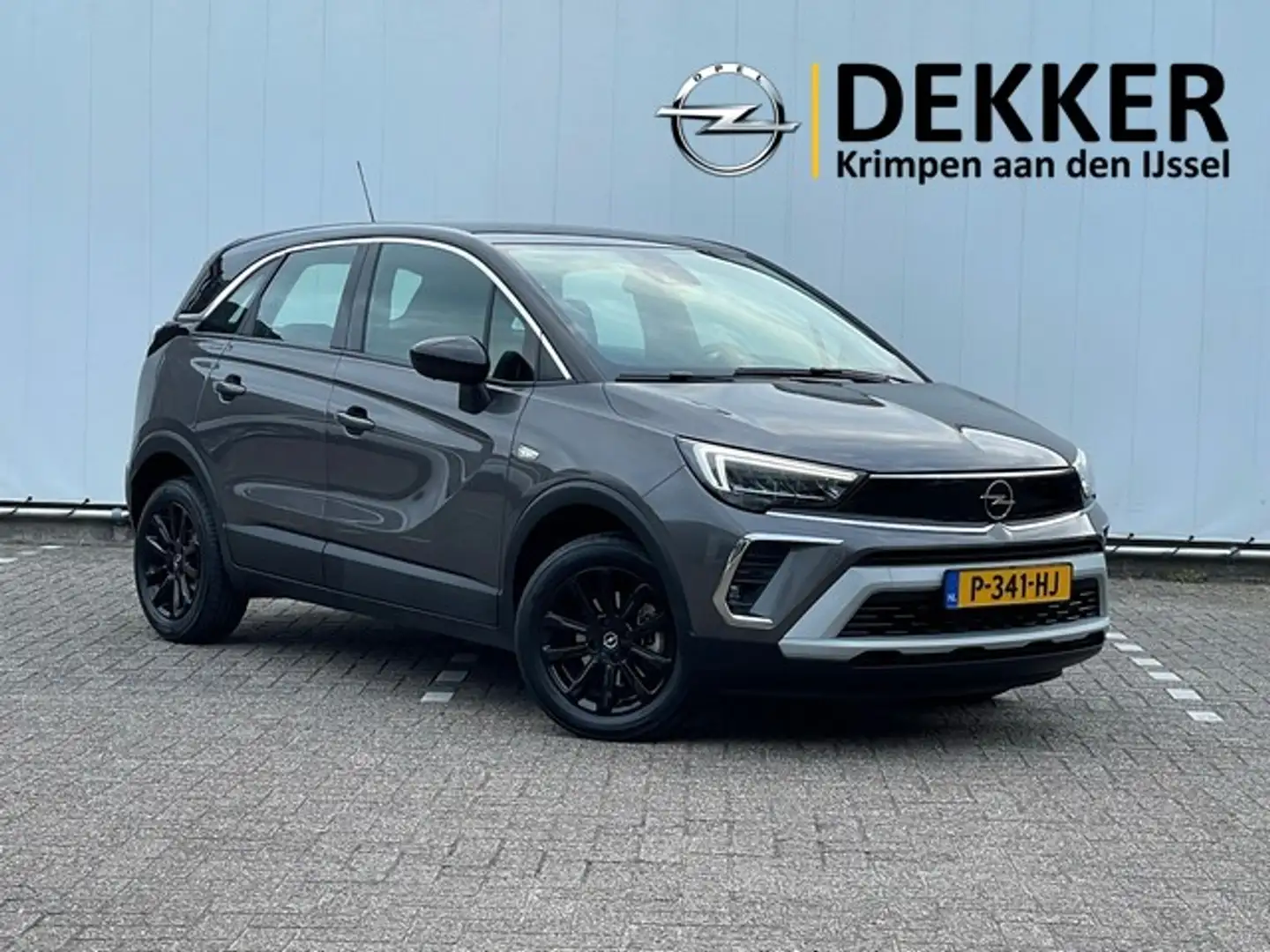Opel Crossland 1.2 Turbo GS Line met Navi/Camera, Dodehoek, AGR, Gris - 1
