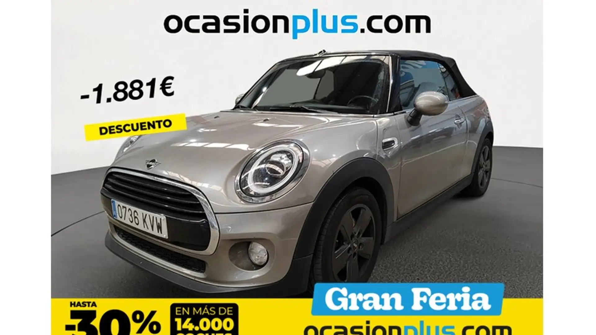 MINI Cooper D Cabrio Aut. Plateado - 1