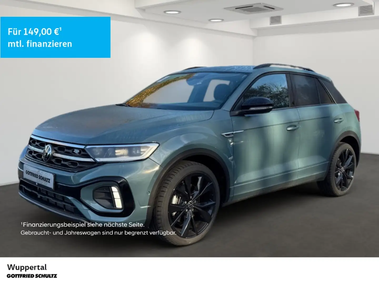 Volkswagen T-Roc 1.5 TSI R-Line DSG STHZ NAVI KAM ACC LED SHZ PDC L Blau - 1