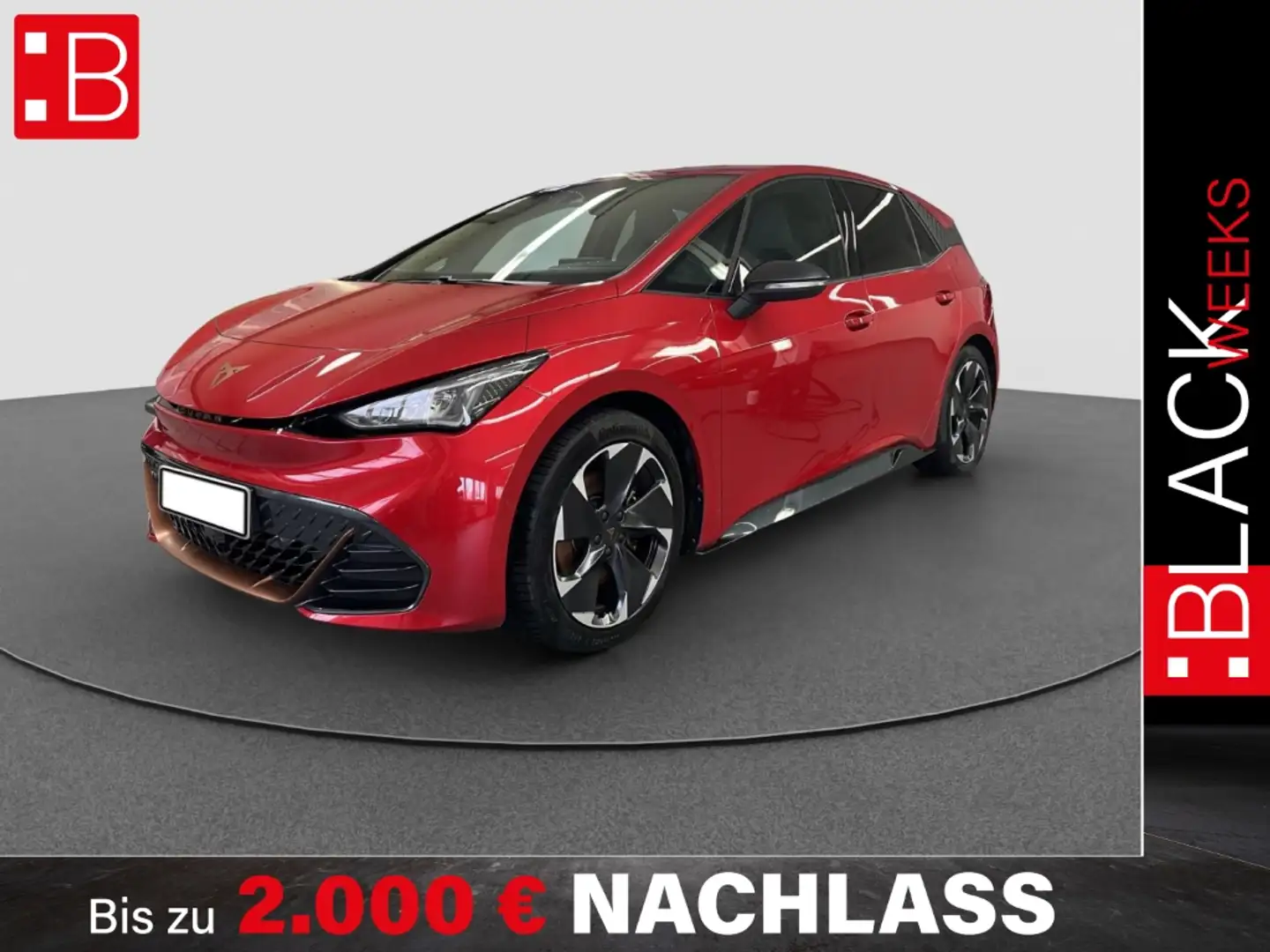 CUPRA Born 82KW NAVI HuD REAR VIEW SHZ Rot - 1