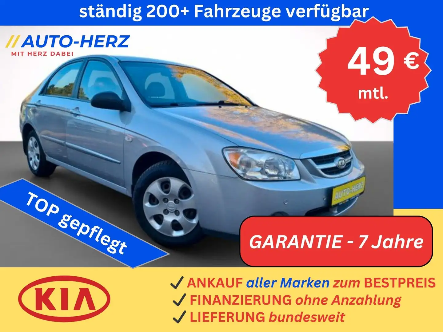 Kia Cerato LX Lim 5-Trg-Klima-PDC vorn&hinten-Navi Schwarz - 1
