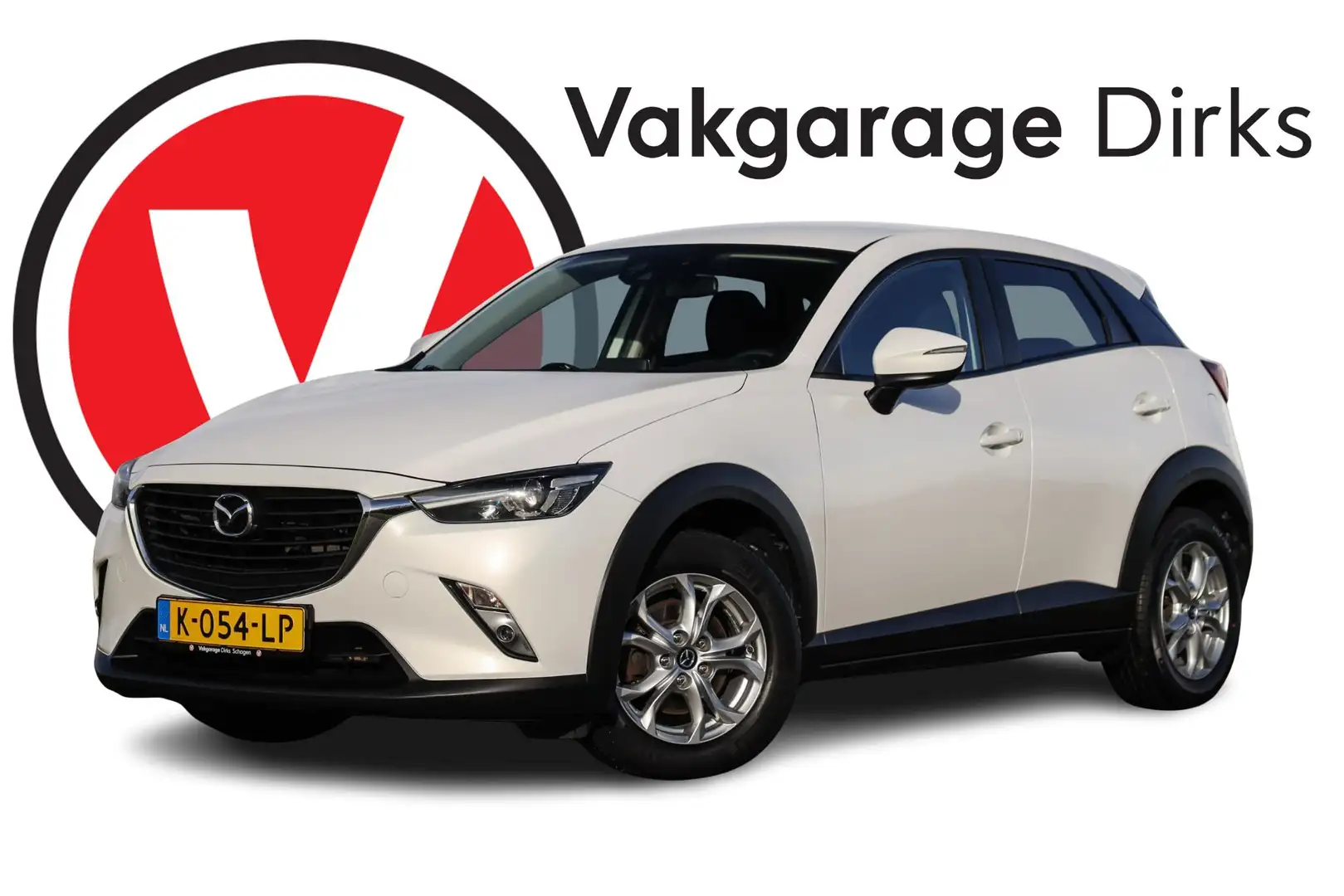 Mazda CX-3 2.0 SkyActiv-G 120 TS+ ✅ LED ✅ Navi ✅ Stoelverwarm Wit - 1