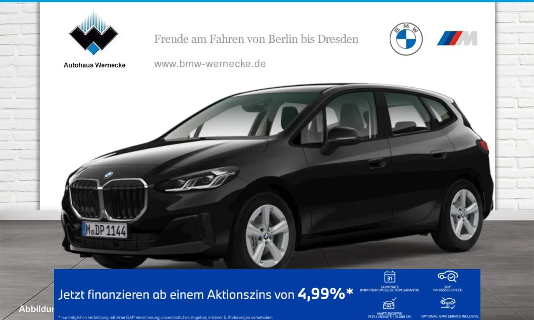 BMW 216 i Active Tourer DAB LED Komfortzg. Shz Schwarz - 1