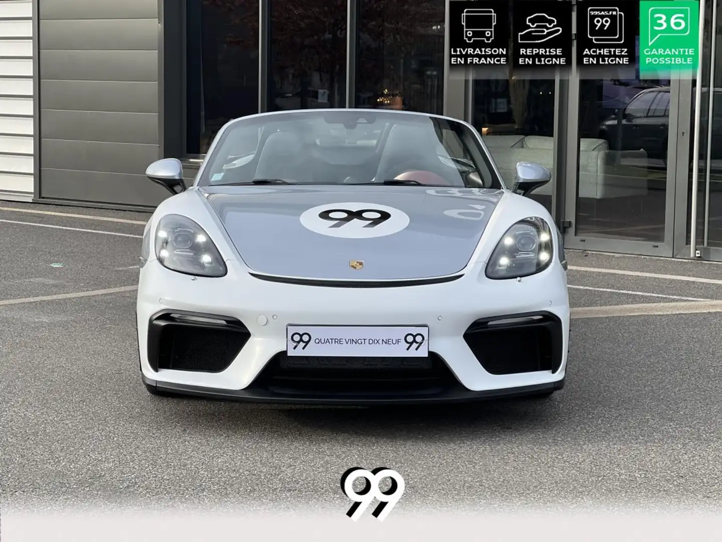 Porsche Boxster 2.0i - 300 - connect - apple carplay - pack sport chrono - pack intérieur cuir - liv Ezüst - 2