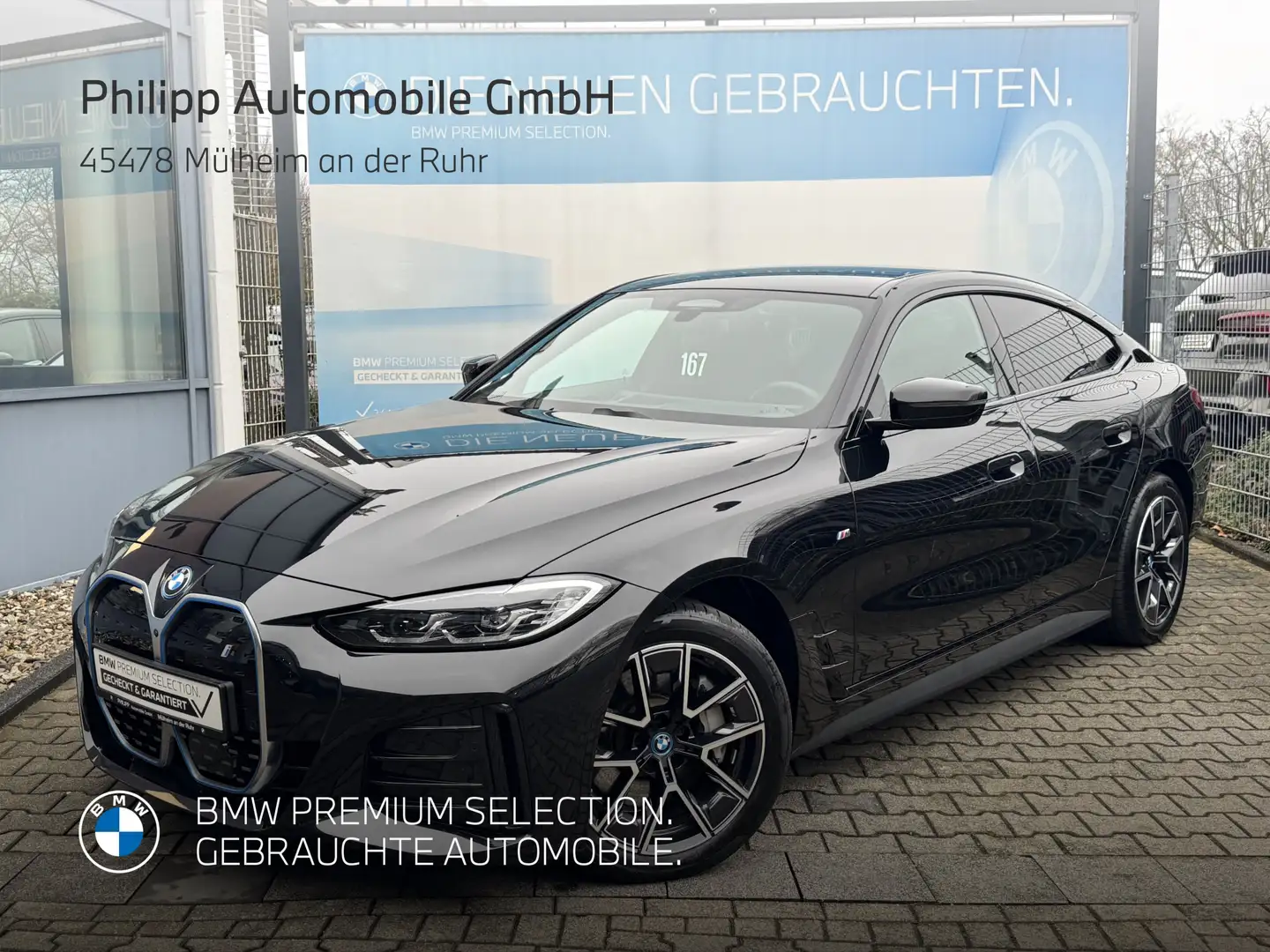 BMW i4 eDrive40 M Sport DA-Pro PA+ E-Sitze Keyless Black - 2