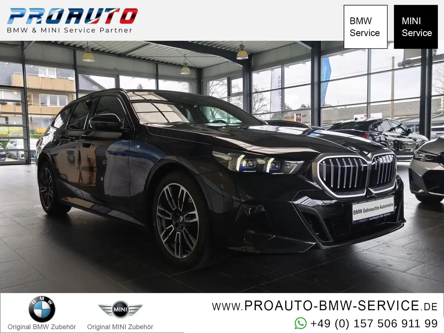 BMW 520 i M Sport Tou HK/Dr.Assist+/RFK/ACC Negro - 1