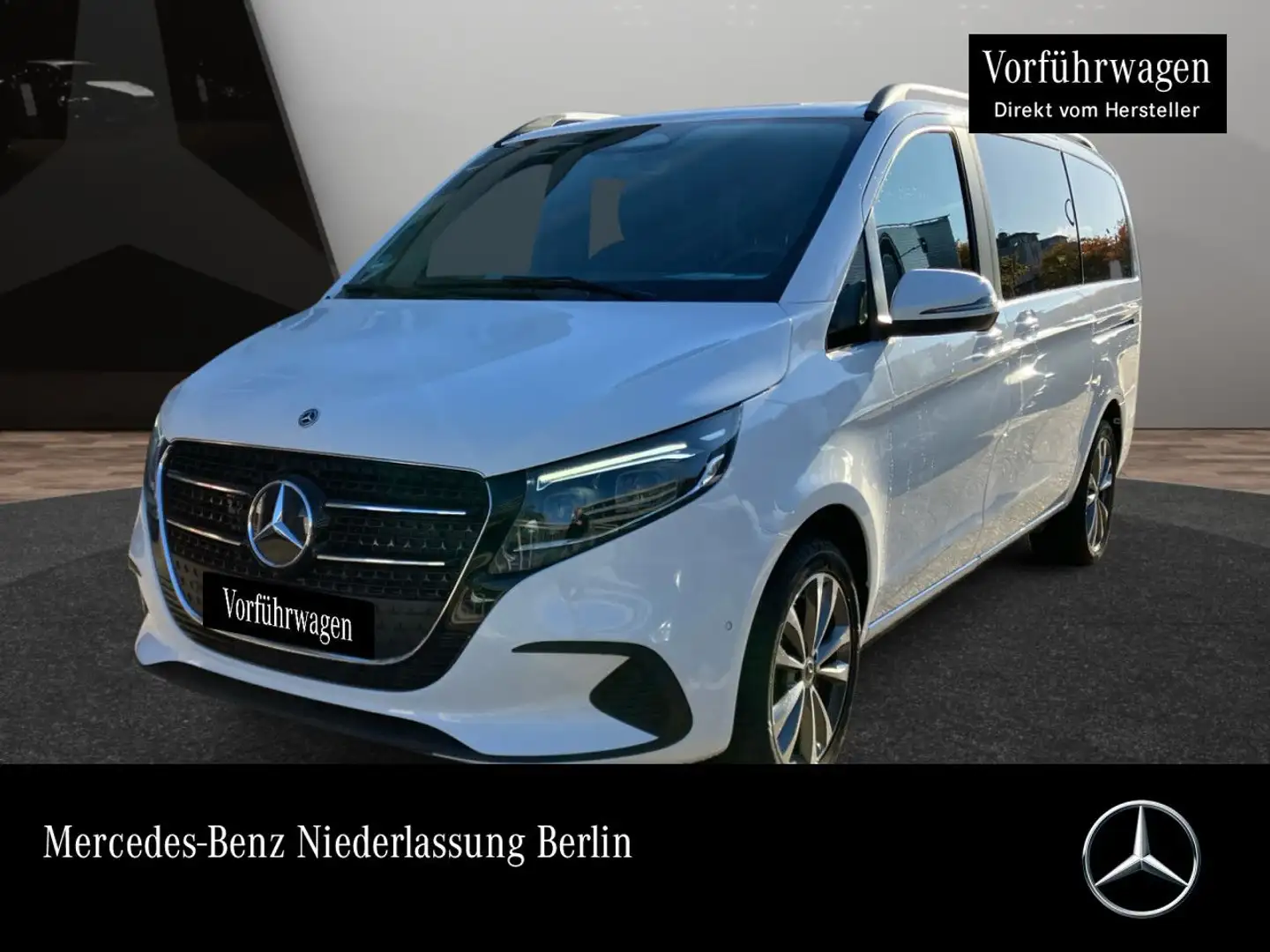 Mercedes-Benz V 300 d 4M STYLE+Allrad+9G+StandHZ+Klimaautom.+DIS Weiß - 1