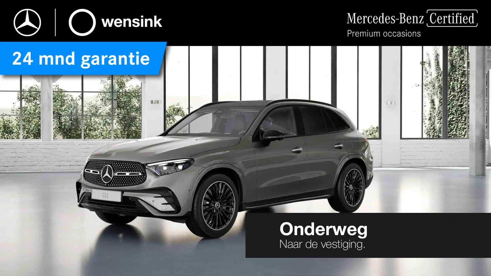 Mercedes-Benz GLC 300 300e 4MATIC AMG Line | Panoramadak | Trekhaak | Me Gris - 1