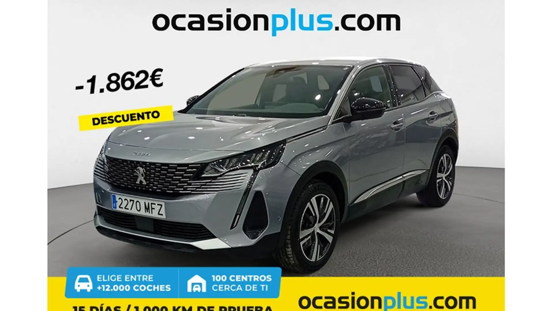 Peugeot 3008 1.2 PureTech S&S Allure 130 Gris - 1