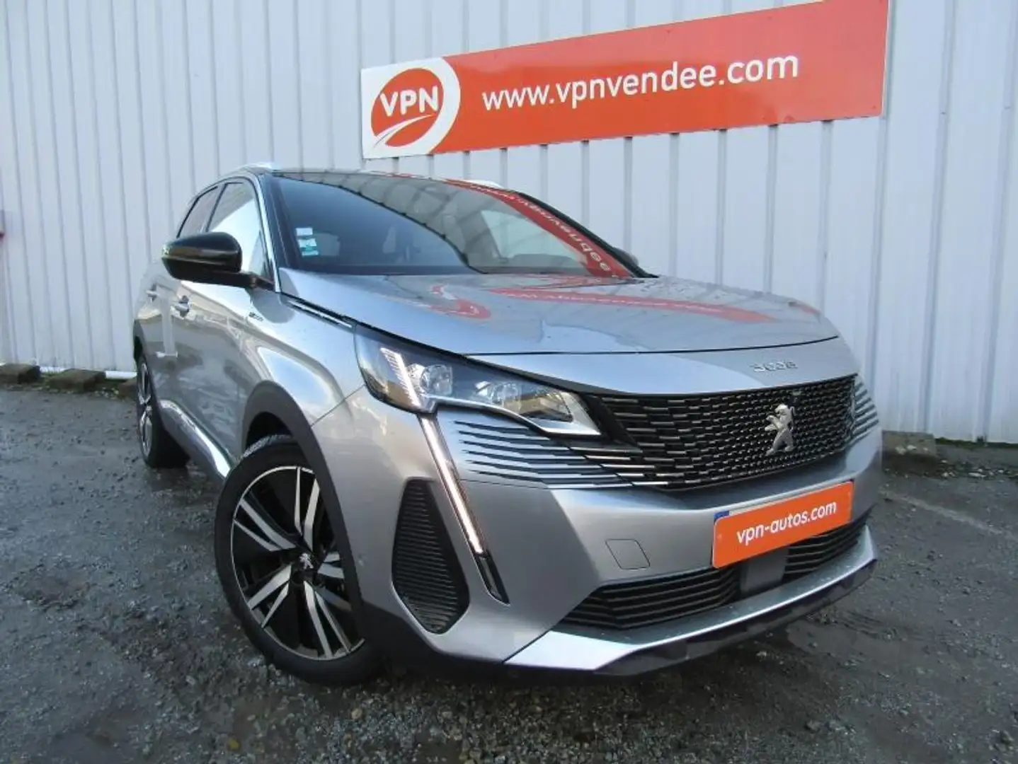 Peugeot 3008 HYBRID4 300ch GT Pack e-EAT8 Gris - 2