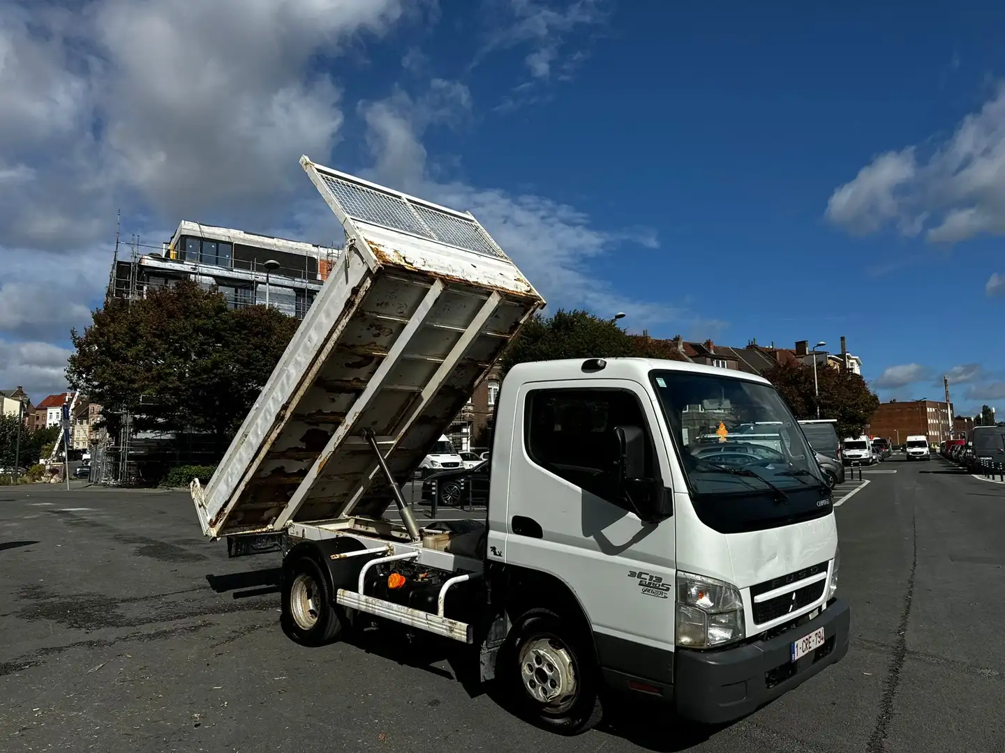 Mitsubishi Canter 3.0 3C15 Euro5 Airco Benne Basculante Blanc - 1