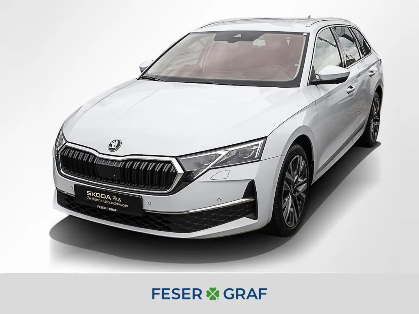 Skoda Octavia Combi 2.0 TDI Selection AHK Matrix Navi Weiß - 1