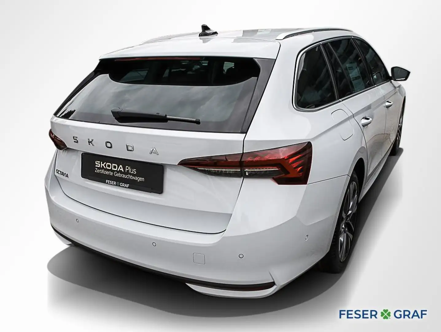 Skoda Octavia Combi 2.0 TDI Selection AHK Matrix Navi Weiß - 2