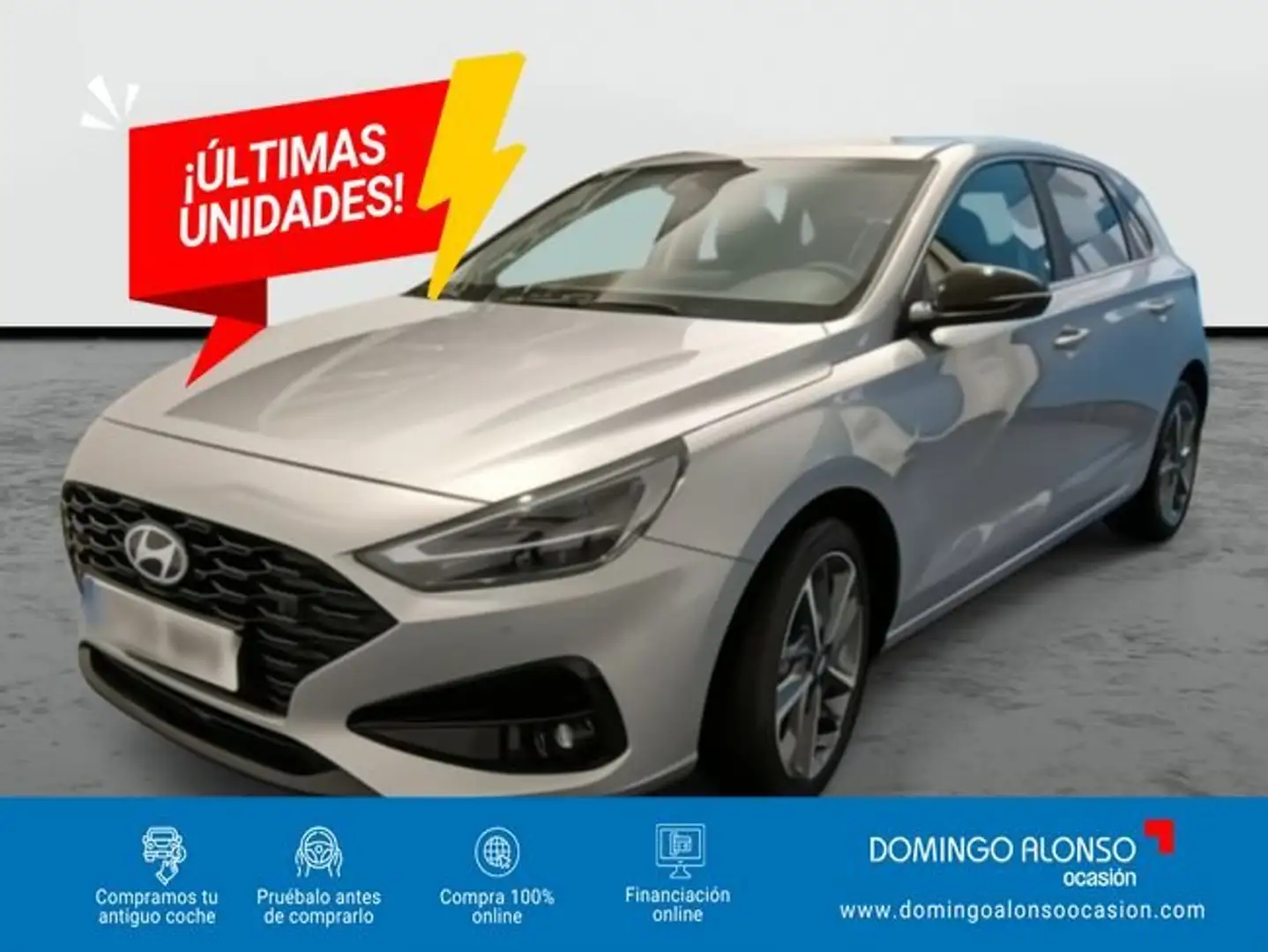 Hyundai i30 FL2 1.0 T-GDi 73,5 kW (100 CV) Híbrido 48V MT6 2W Plateado - 1