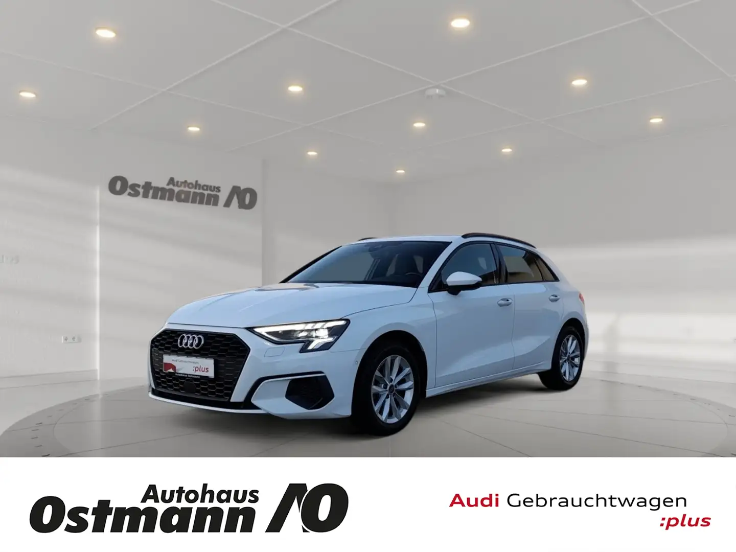 Audi A3 Sportback 30 TFSI S-Line AHK ACC RFK SHZ Weiß - 1