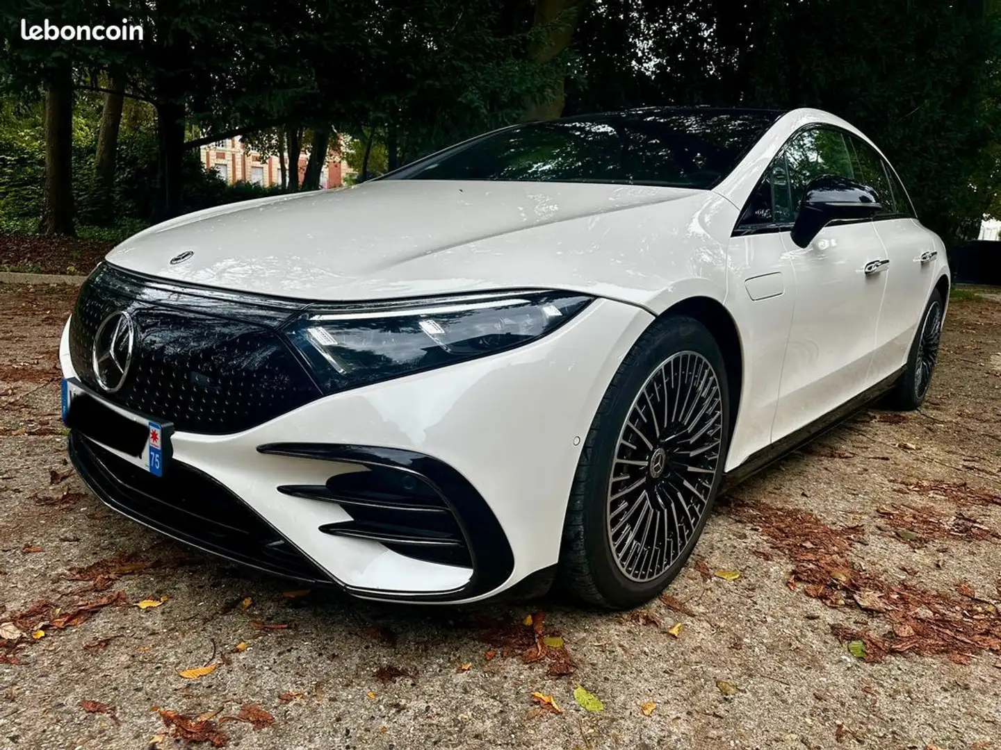 Mercedes-Benz EQS 450%2B 333ch AMG Line Blanc - 1