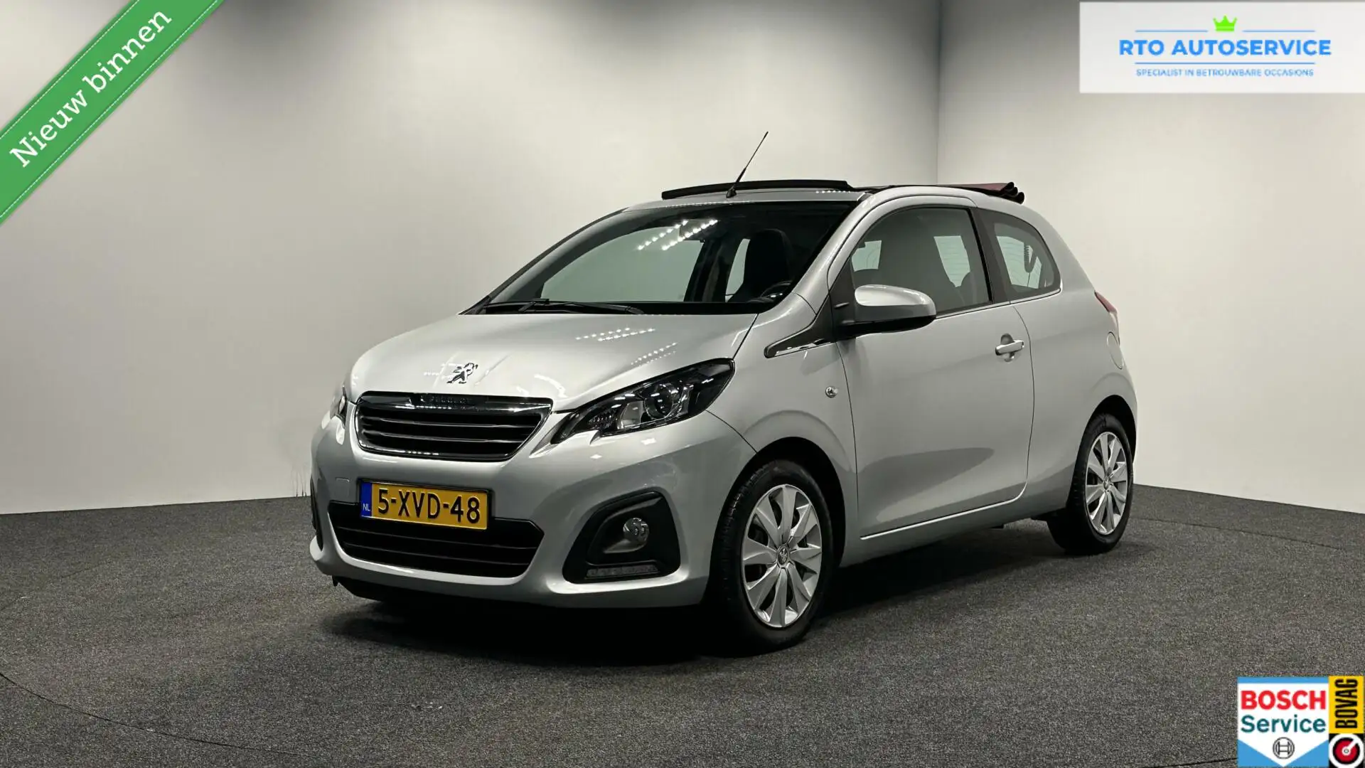 Peugeot 108 1.0 VTi Active VOUWDAK AIRCO EERSTE EIGENAAR Grijs - 1